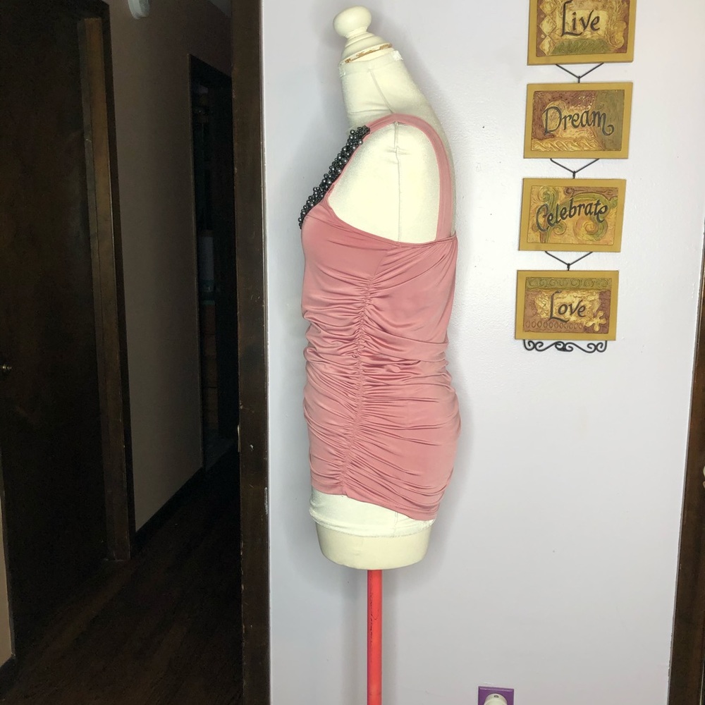 Pink beaded top - Picture 4 of 10